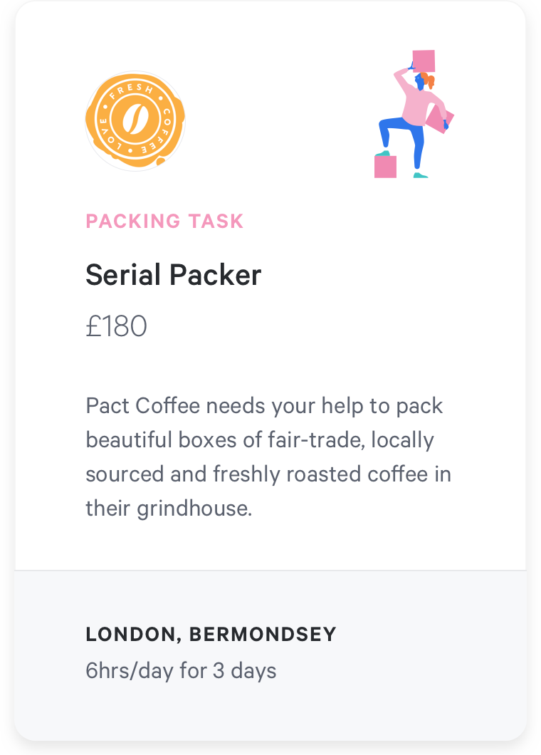 Packing and order preparation